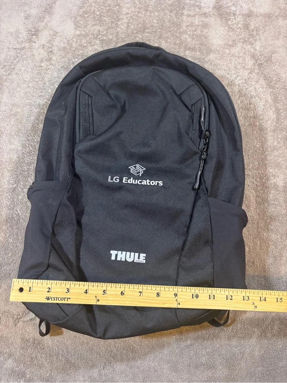 Thule 21L Commuter Backpack with LG Educators Logo Black